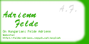 adrienn felde business card